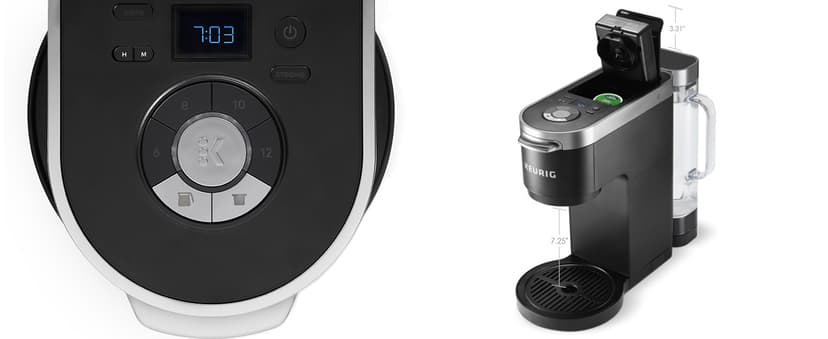 Keurig K-Duo Plus Single Serve & Carafe Coffee Maker, Multi-Position 60oz Removable Reservoir, Programmable Auto Brew Carafe, Black