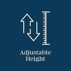 Novogratz Bushwick Modern Metal Bed, Slightly Triangular Headboard and Footboard with Inset Spindles, Adjustable Base Height for Underbed Storage, Requires No Box Spring, King Size - Black