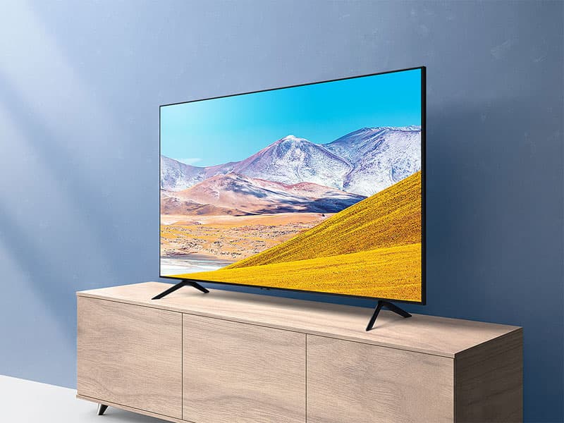 SAMSUNG 65-inch Class Crystal UHD TU-8000 Series - 4K UHD HDR Smart TV with Alexa Built-in (UN65TU8000FXZA, 2020 Model)