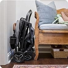 Graco Ready2Jet Compact Stroller – Overhead Friendly Compact Travel Stroller with Automatic Fold, Kingston