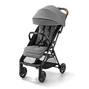 Graco Ready2Jet Compact Stroller – Overhead Friendly Compact Travel Stroller with Automatic Fold, Kingston