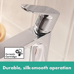 hansgrohe Rebris S Widespread Bathroom Sink Faucet in Chrome, 72530001