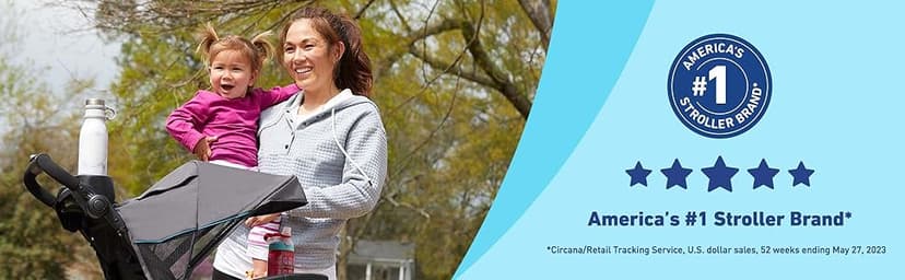 Graco Ready2Jet Compact Stroller – Overhead Friendly Compact Travel Stroller with Automatic Fold, Kingston