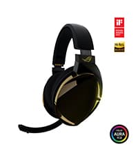 ASUS Gaming Headset ROG DELTA | Headset with Mic and Hi-Res ESS Quad-DAC | Compatible Gaming Headphones for PC, Mac, PS4, Xbox One | Aura Sync RGB Lighting,Black