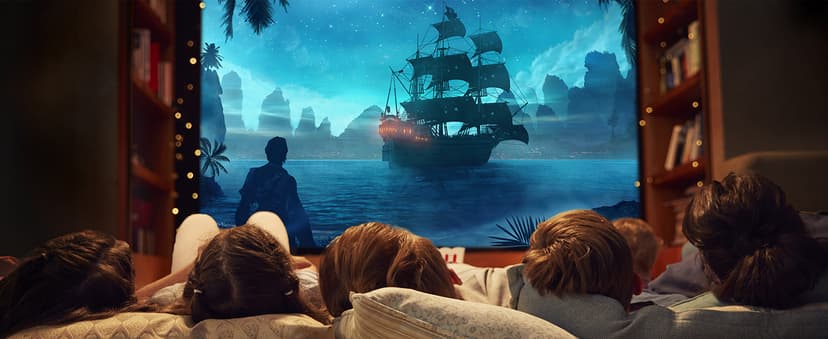 Epson Home Cinema 2250 3LCD Full HD 1080p Projector with Android TV, Streaming Projector, Home Theater Projector, 10W Speaker, Image Enhancement, Frame Interpolation, 70,000:1 contrast ratio, HDMI