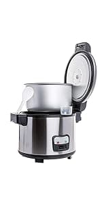 SYBO SR-CP-100B Commercial Grade Stainless Steel Percolate Coffee Maker Hot Water Urn for Catering, 100-Cup 16 L, Metallic