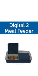 PetSafe Automatic Cat Feeder - Healthy Pet Simply Feed - Automatic Pet Feeder for Cats & Dogs - Timed Pet Feeder with Programmable Portion Control - Holds 24 Cups of Dry or Semi-Moist Dog or Cat Food