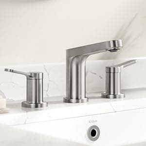KRAUS Indy Single Handle One Hole Bathroom Sink Faucet in Spot-Free Brushed Nickel, KBF-1411SFBN