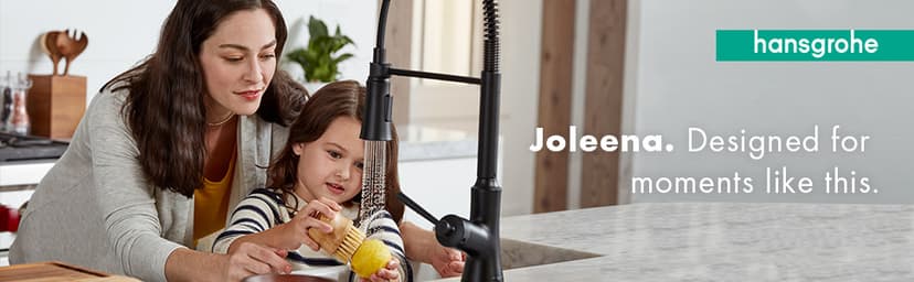 hansgrohe Joleena Brushed Nickel Commercial Kitchen Faucet, Kitchen Faucets with Pull Down Sprayer, Faucet for Kitchen Sink, Polished Nickel 04792830 19.3-Inches Tall