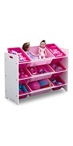 Delta Children Twin Loft Bed with Guardrail and Ladder (Coordinates with Loft Bed Tents Sold Separately), White