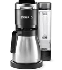 Keurig K-Duo Plus Single Serve & Carafe Coffee Maker, Multi-Position 60oz Removable Reservoir, Programmable Auto Brew Carafe, Black