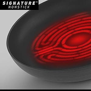 Calphalon Signature Hard-Anodized Nonstick Wok, 12", Flat-Bottom, Oven-Safe, PFOA-Free, Black