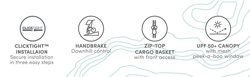 BOB Gear Wayfinder Travel System, Infant Car Seat and Stroller Combo, Nightfall