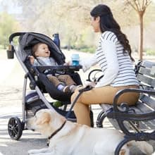 Graco Redmond Modes Pramette Stroller, 3-in-1 Convertible: Car Seat Carrier, Infant Pramette to Toddler Stroller with Reversible Seat and One-hand Fold