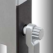 Grain Mill Wheat Flour Grinder, Stainless Steel Metal Burrs (Hand Crank Grain Mill)