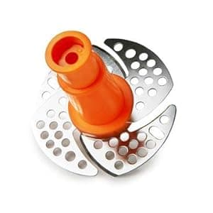 Baby Brezza One Step Baby Food Maker Deluxe – Auto shut Off, Dishwasher Safe Cooker and Blender to Steam + Puree Organic Food for Infants + Toddlers - Set of 3 Pouches + 3 Funnels