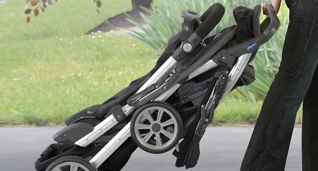 Chicco Cortina Together Double Stroller - Minerale | Black/Silver