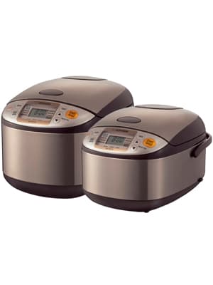 Zojirushi NS-TSC10 5-1/2-Cup (Uncooked) Micom Rice Cooker and Warmer, 1.0-Liter