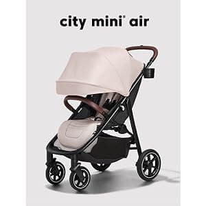 Baby Jogger City Mini Air Lightweight Stroller - All-Terrain Wheel Suspension Adjustable Seat with Calf Support Compact Fold