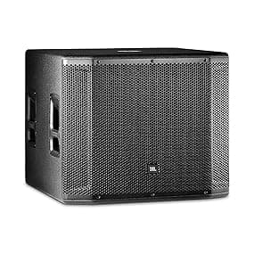 JBL Professional SRX818SP Portable, Active, Amplified, Powered 18 Inch Subwoofer System. 1000 Watt Peak Crown Amplifier. DJ, PA, Stage. Black