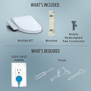 TOTO SW3023#01 WASHLET KC2 Round Electronic Bidet Toilet Seat, Cotton White