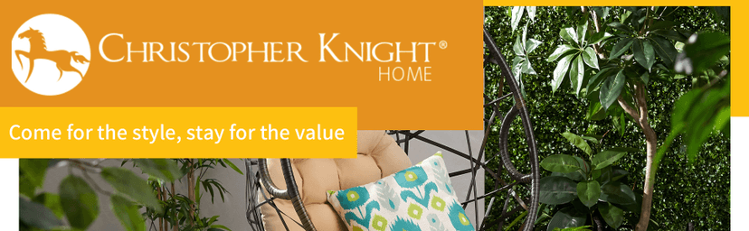 Christopher Knight Home CKH Wicker Tear Drop Hanging Chair, Brown