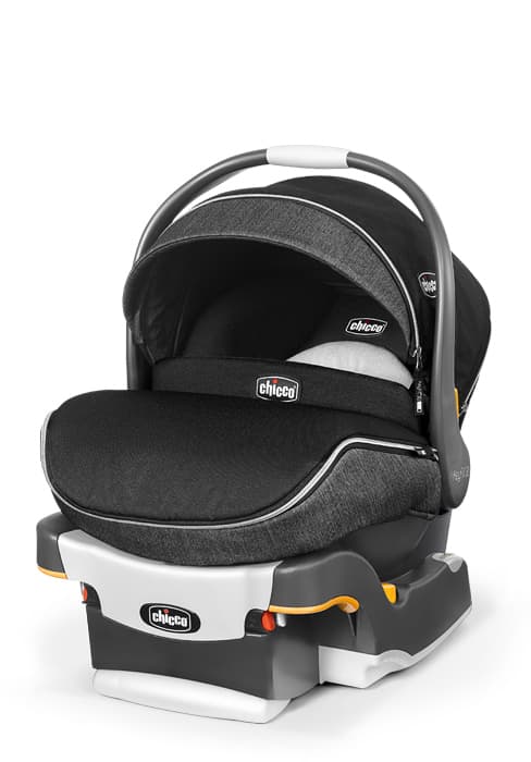 Chicco KeyFit® 30 Infant Car Seat and Base, Rear-Facing Seat for Infants 4-30 lbs., Infant Head and Body Support, Compatible with Chicco Strollers, Baby Travel Gear | Orion/Grey