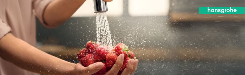 hansgrohe Talis Loop Chrome Commercial Kitchen Faucet, Kitchen Faucets with Pull Down Sprayer, Faucet for Kitchen Sink, Chrome 04700005