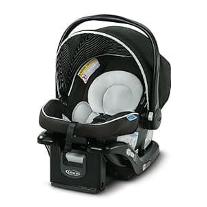 Graco SnugRide Lite LX Infant Car Seat, Rear-Facing, Lightweight, Adjustable Base, Easy Install, Studio