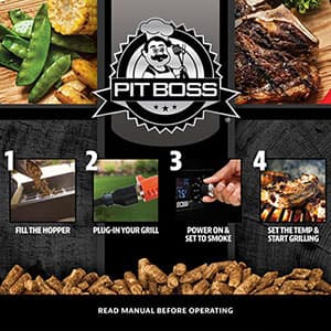 Pit Boss PB440D2 Wood Pellet Grill, 440 SERIES, Black
