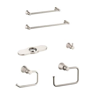 hansgrohe Joleena Transitional 1-Handle 1 8-inch Tall Bathroom Sink Faucet in Brushed Nickel, 04771820, 1.2 GPM