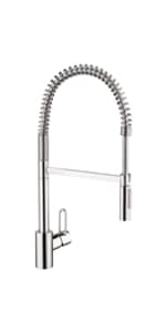 hansgrohe Talis Loop Chrome Commercial Kitchen Faucet, Kitchen Faucets with Pull Down Sprayer, Faucet for Kitchen Sink, Chrome 04700005
