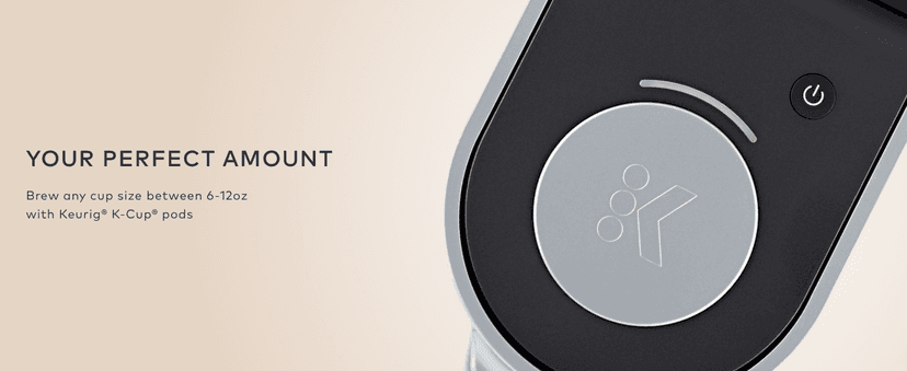 Keurig K-Mini Single Serve K-Cup Pod Coffee Maker, 6 to 12oz Brew size, with Cord Storage, Perfect for Small Spaces, Black