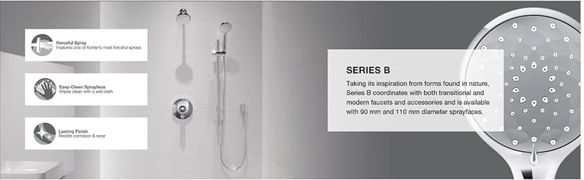 KOHLER Awaken Rainhead Showerhead 10 inches