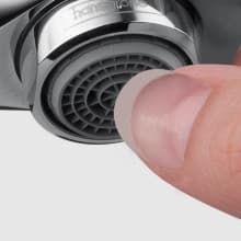 hansgrohe Joleena Transitional 1-Handle 1 8-inch Tall Bathroom Sink Faucet in Brushed Nickel, 04771820, 1.2 GPM