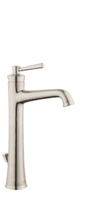 hansgrohe Joleena Transitional 1-Handle 1 8-inch Tall Bathroom Sink Faucet in Brushed Nickel, 04771820, 1.2 GPM