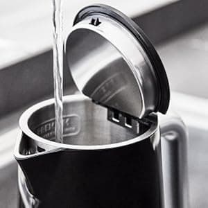 KRUPS Smart Temp Electric Kettle: 1.7L Capacity, 5 Precise Temperature Settings, Digital Display, Cool-Touch Exterior, Cordless Design for Tea and Coffee Lovers