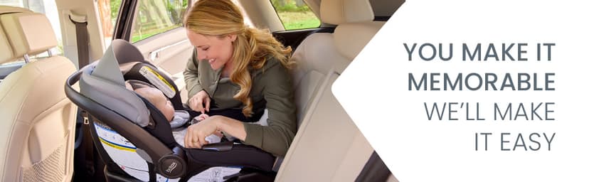 Britax Willow S Infant Car Seat with Alpine Base, ClickTight Technology, Rear Facing Car Seat with RightSize System, Graphite Onyx