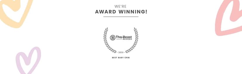 Delta Children Lancaster 4-in-1 Convertible Baby Crib, Bianca White