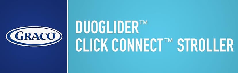 Graco DuoGlider Double Stroller | Lightweight Double Stroller with Tandem Seating, Glacier