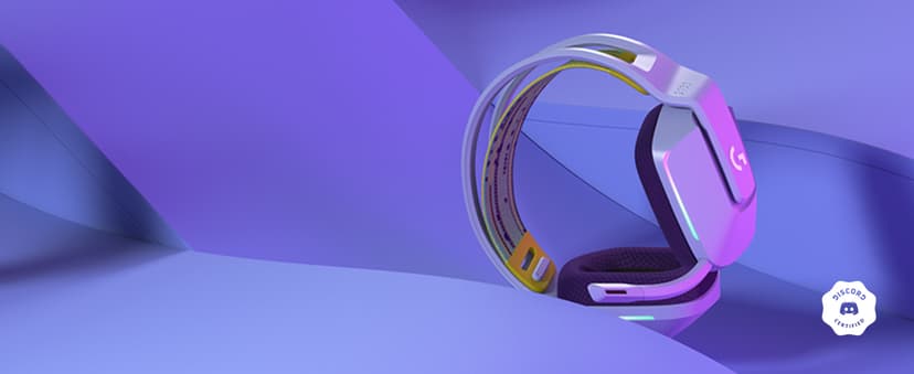 Logitech G733 Lightspeed Wireless Gaming Headset, Suspension Headband, Lightsync RGB, Blue VO!CE Mic, PRO-G Audio – White, Gaming Headset Wireless, PC, PS5, PS4, Switch Compatible