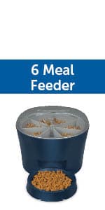PetSafe Automatic Cat Feeder - Healthy Pet Simply Feed - Automatic Pet Feeder for Cats & Dogs - Timed Pet Feeder with Programmable Portion Control - Holds 24 Cups of Dry or Semi-Moist Dog or Cat Food