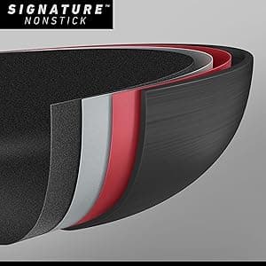 Calphalon Signature Hard-Anodized Nonstick Wok, 12", Flat-Bottom, Oven-Safe, PFOA-Free, Black