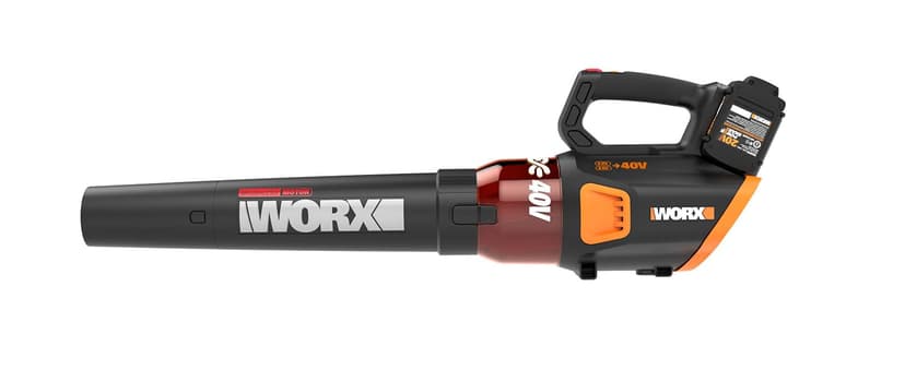 WORX 40V Turbine Leaf Blower Cordless Without Battery and Charger, Brushless Motor Blowers for Lawn Care, Compact and Lightweight Cordless Leaf Blower WG584.9 – Tool Only