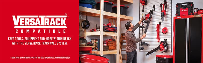 CRAFTSMAN 20V MAX Cordless Leaf Blower Kit with Battery & Charger Included (CMCBL710D1) Red