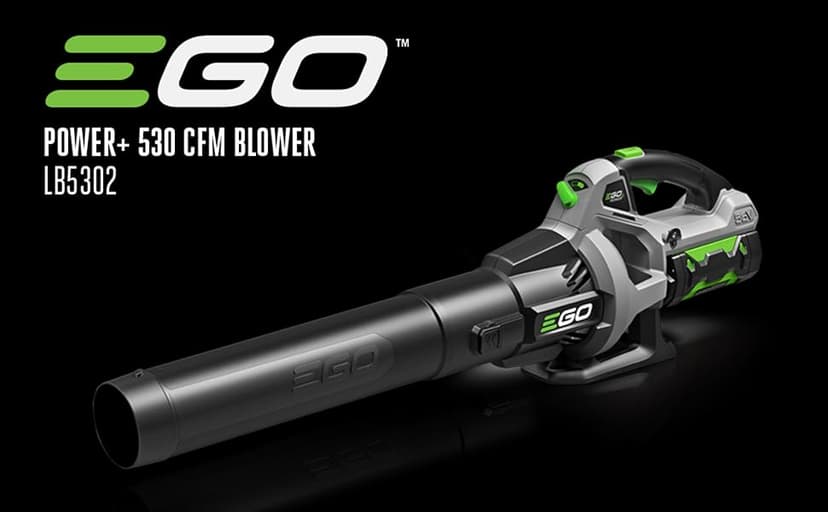EGO Power+ LB5302 3-Speed Turbo 56-Volt 530 CFM Cordless Leaf Blower, 2.5Ah Battery and Charger Included
