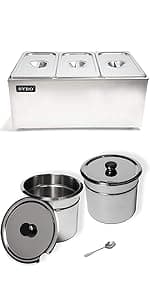 SYBO SR-CP-100B Commercial Grade Stainless Steel Percolate Coffee Maker Hot Water Urn for Catering, 100-Cup 16 L, Metallic