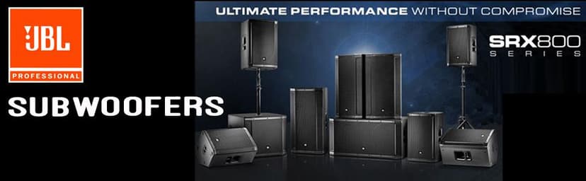 JBL Professional SRX818SP Portable, Active, Amplified, Powered 18 Inch Subwoofer System. 1000 Watt Peak Crown Amplifier. DJ, PA, Stage. Black