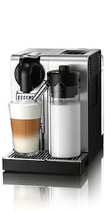 Nespresso Lattissima One Original Espresso Machine with Milk Frother by De'Longhi, Silky White