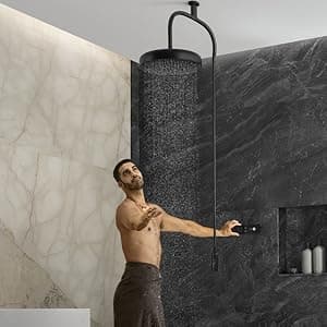 KOHLER Anthem + Digital Control Steamhead in Vibrant Brushed Moderne Brass, Large Dial for Temperature + Flow Rate Adjustment, Features System Warm-Up + Pause Option, Includes Optional Flow Restrictor